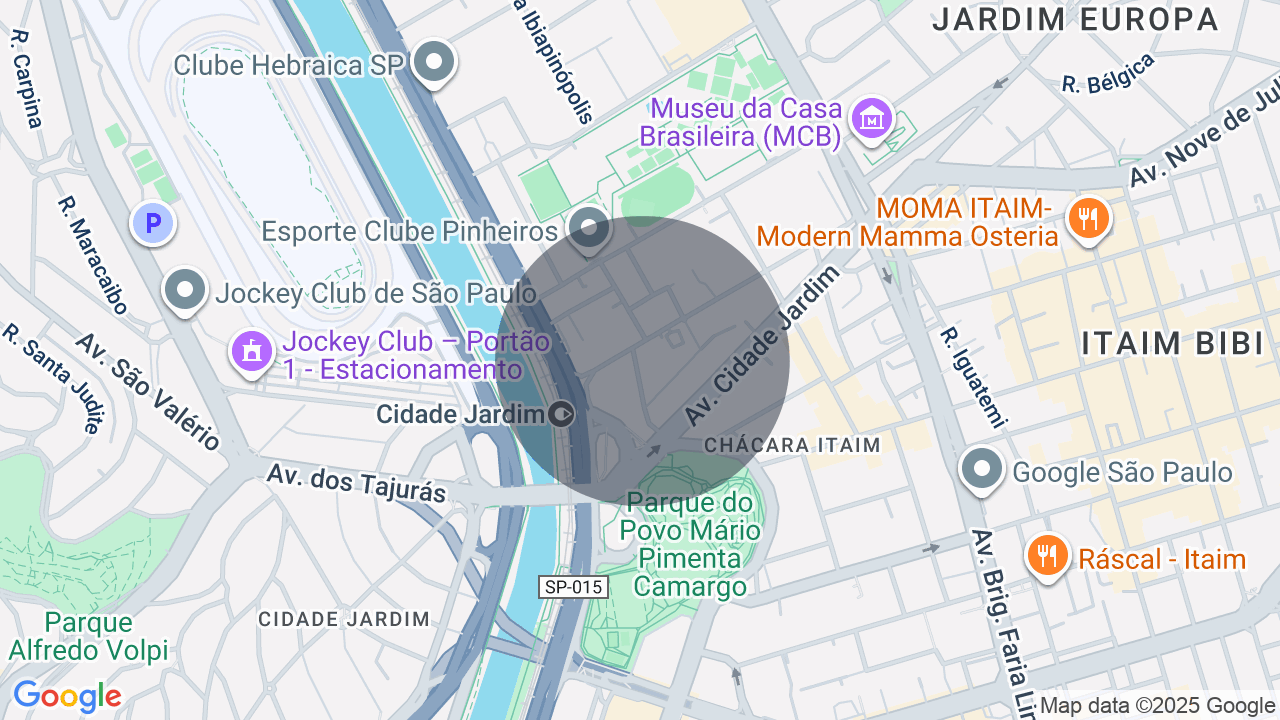 Mapa da localização — Jardim Europa, São Paulo