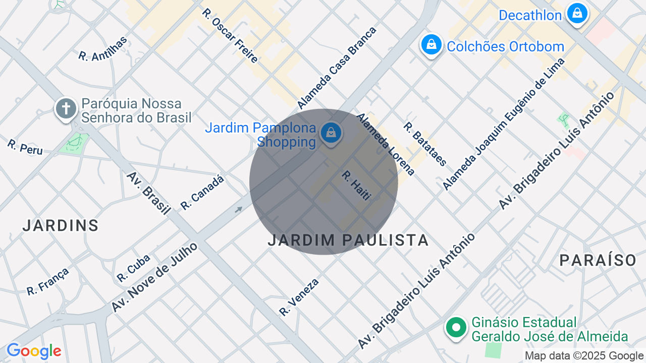 Mapa da localização — Jardim Paulista, São Paulo