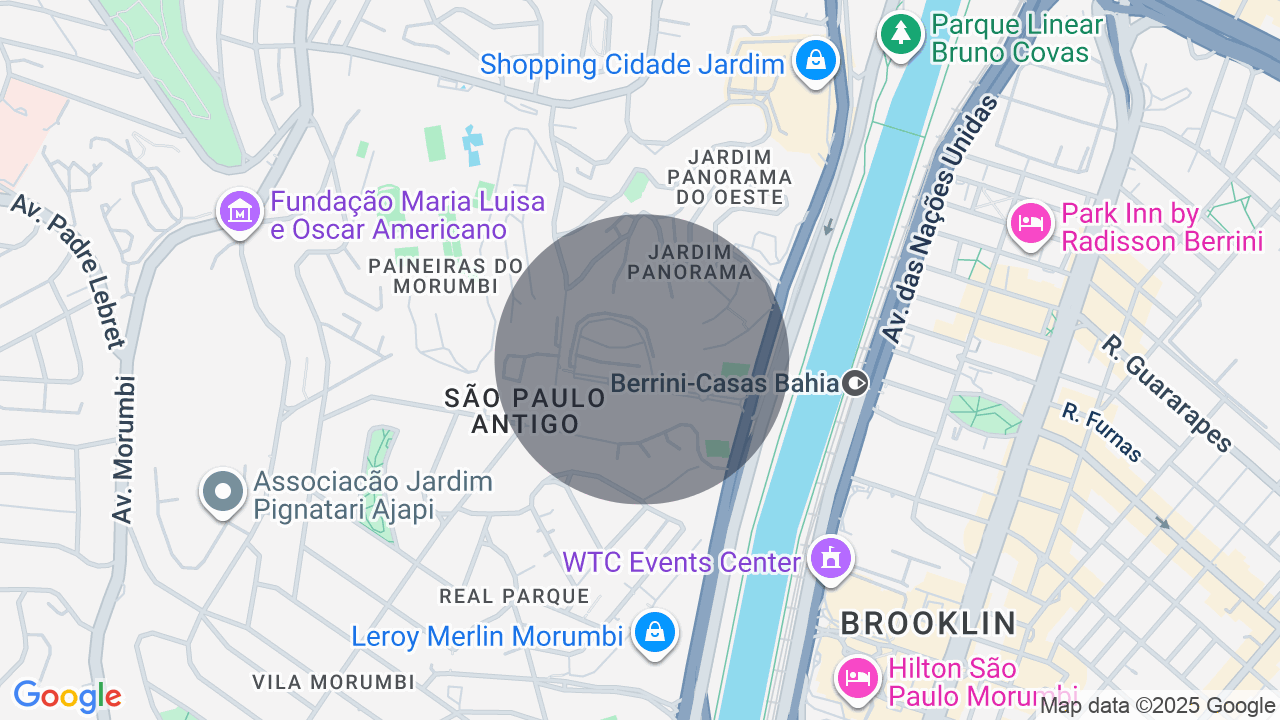 Mapa da localização — Cidade Jardim, São Paulo