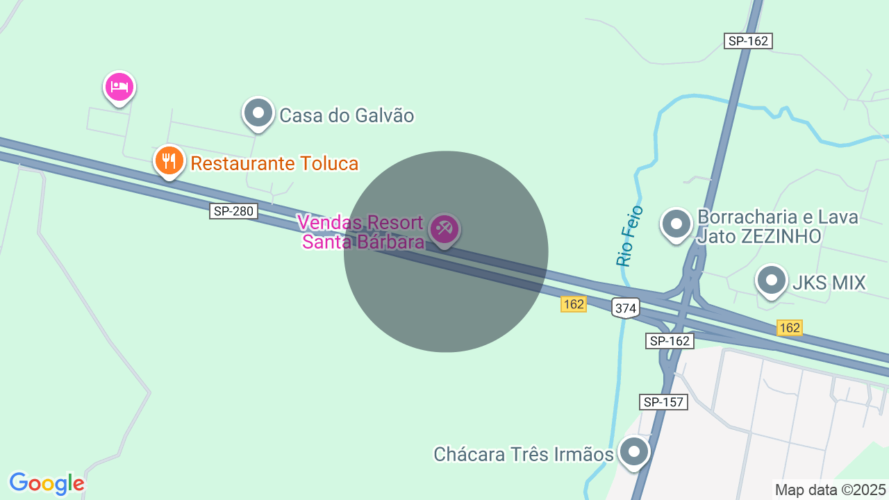 Mapa da localização — Fazenda Boa Vista, Porto Feliz