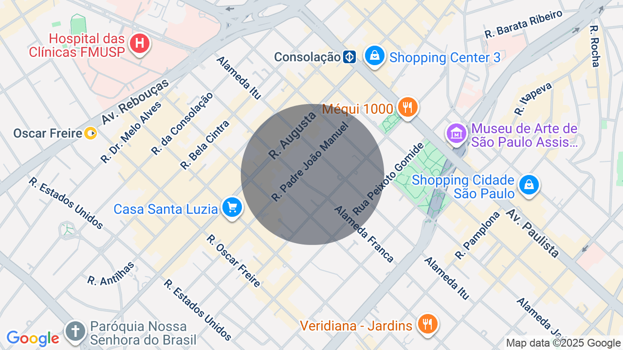 Mapa da localização — Cerqueira César, São Paulo