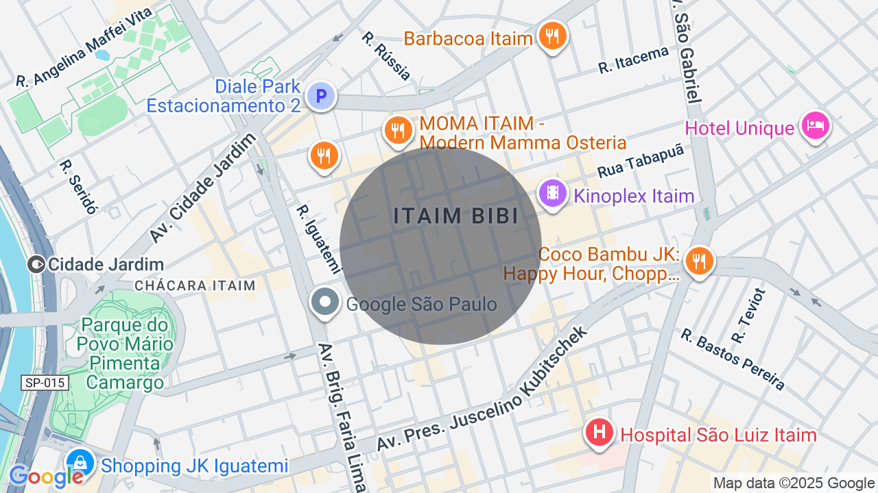 Mapa da localização — Jardim Europa, São Paulo
