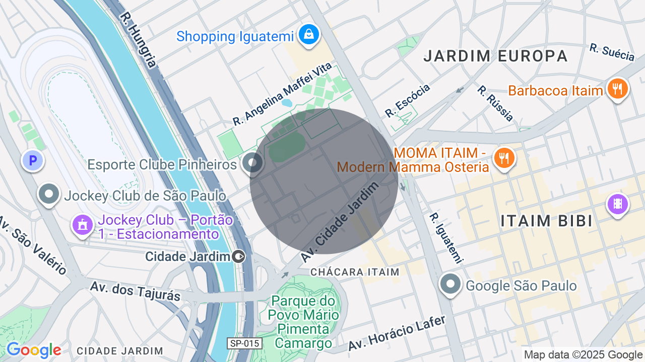 Mapa da localização — Jardim Europa, São Paulo
