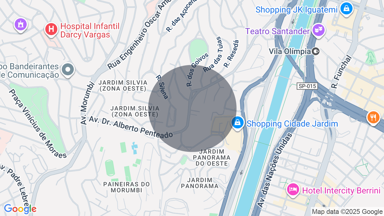 Mapa da localização — Jardim Sílvia Zona Oeste, São Paulo