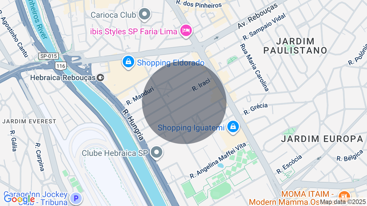 Mapa da localização — Jardim Europa, São Paulo