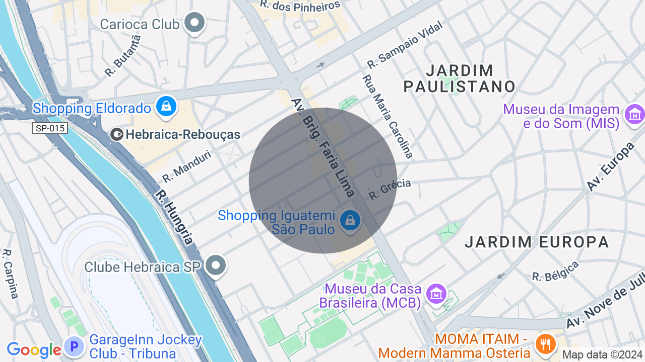 Mapa da localização — Jardim Europa, São Paulo