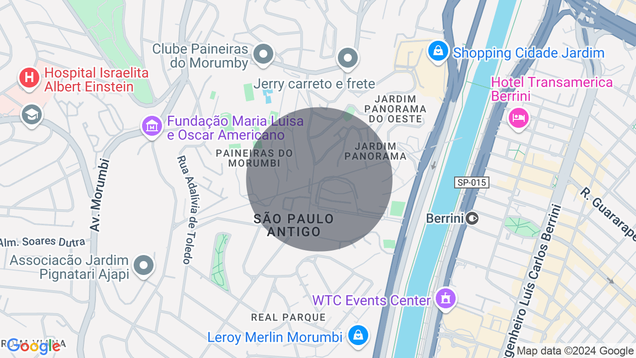 Mapa da localização — Cidade Jardim, São Paulo