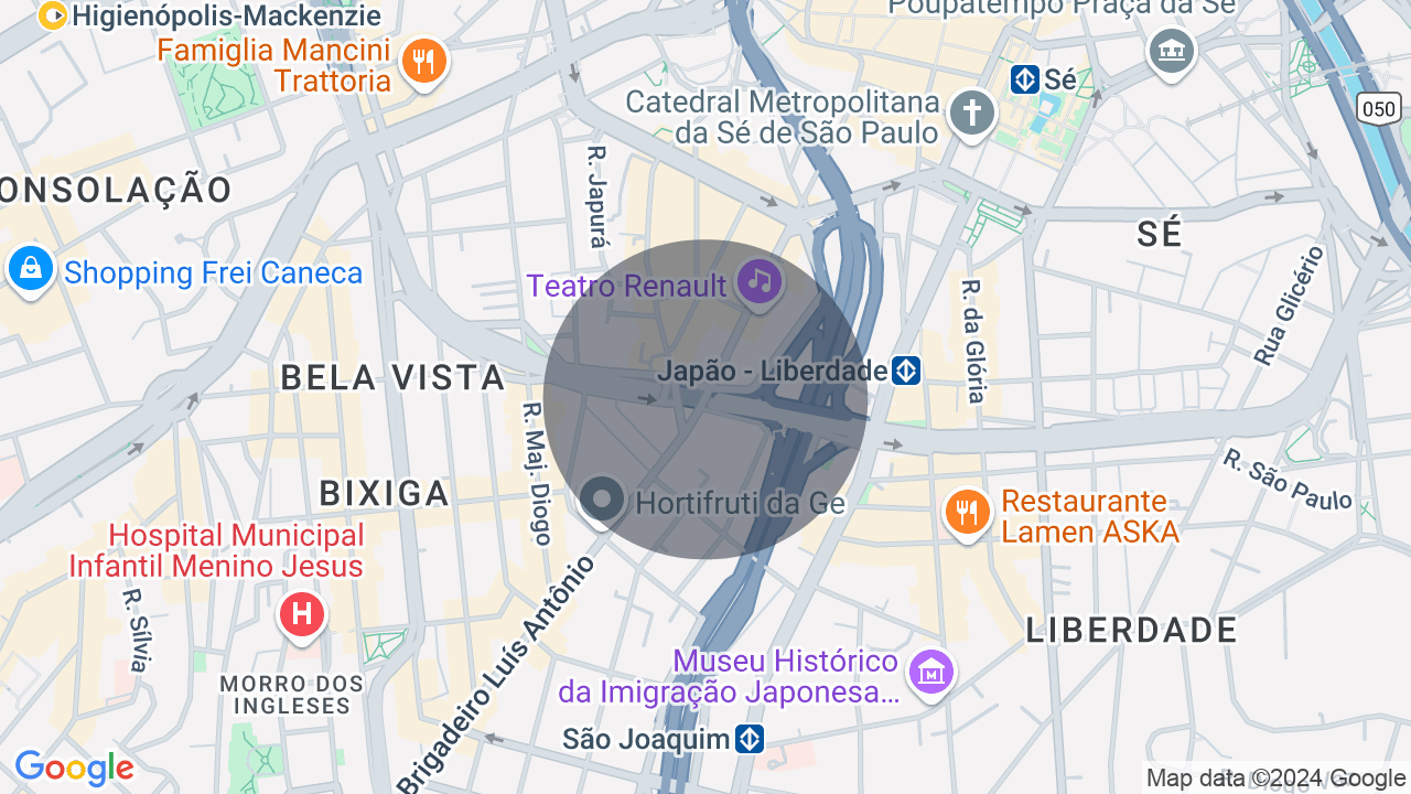 Mapa da localização — Itaim Bibi, São Paulo