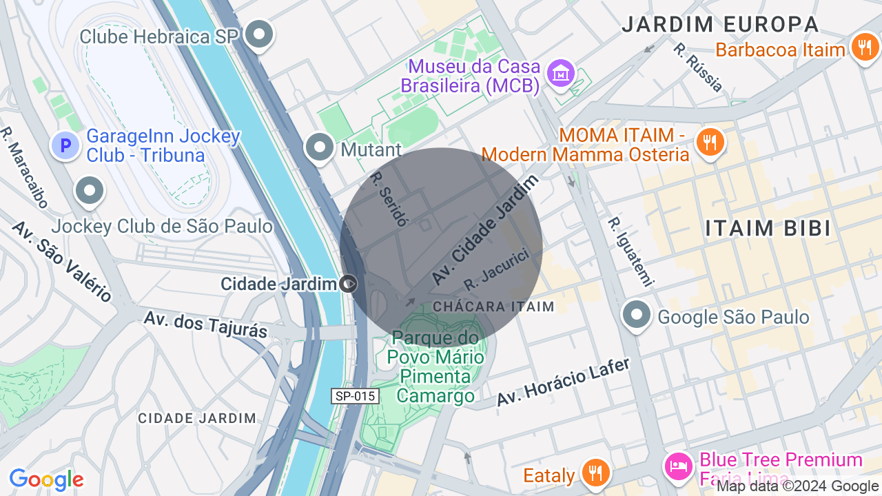 Mapa da localização — Jardim Europa, São Paulo