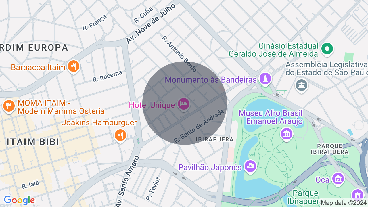 Mapa da localização — Jardim Paulista, São Paulo