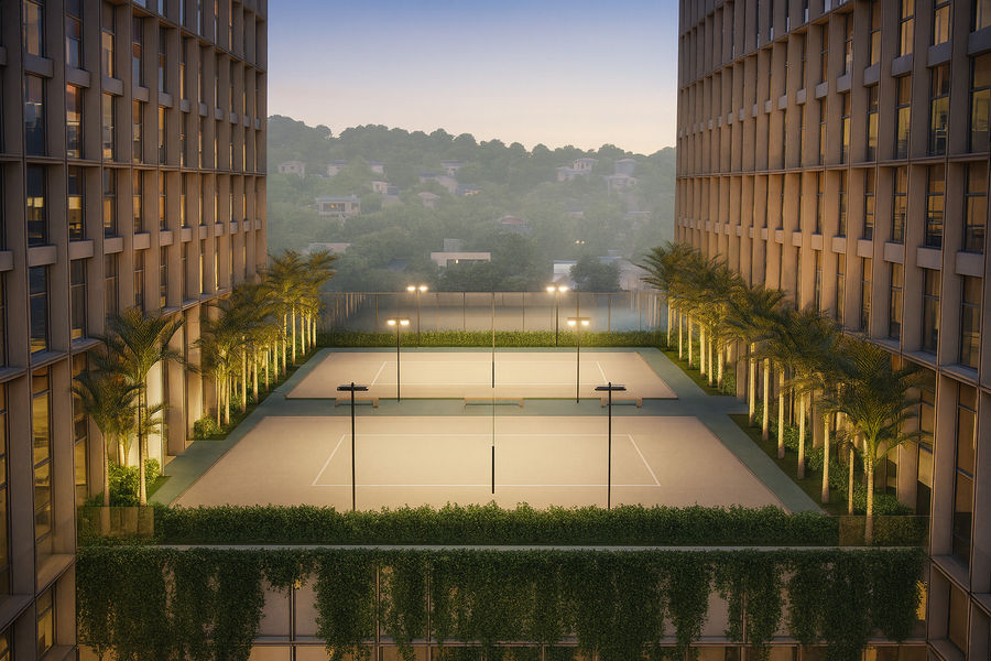 Interior residencial autoral com acabamento sofisticado